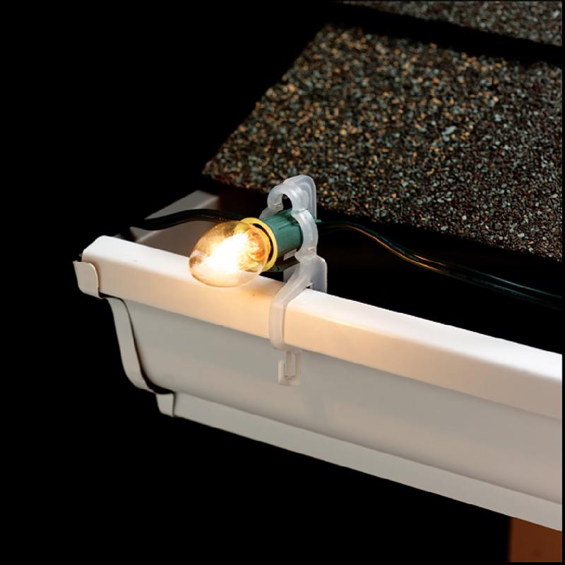 Celebrations Universal Fit Gutter/Shingle Light Clips - 100 pc.
