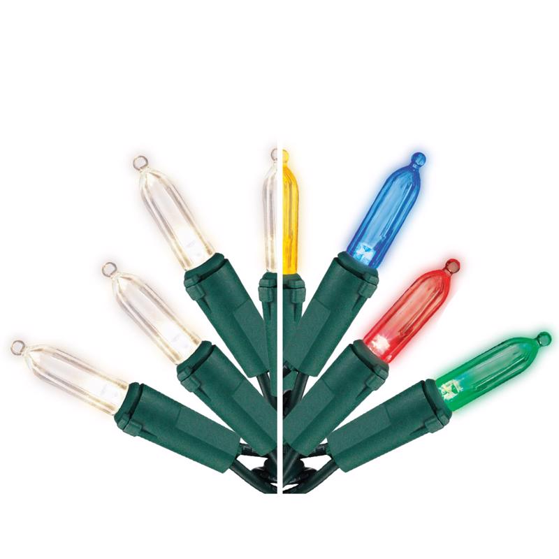 Celebrations Gold LED Mini String Christmas Lights - 33' (100 Lights)