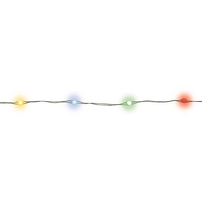 Celebrations Gold LED Big Seed Christmas Lights - 66' (200 Lights)