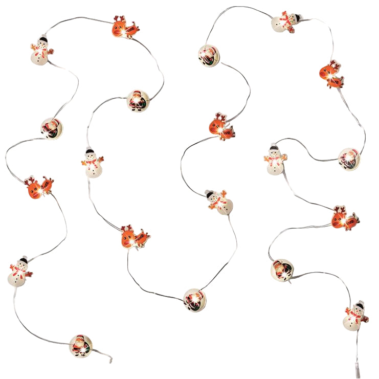 Celebrations LED Battery-Operated Charm Christmas Lights - 6.2' (20 Lights)