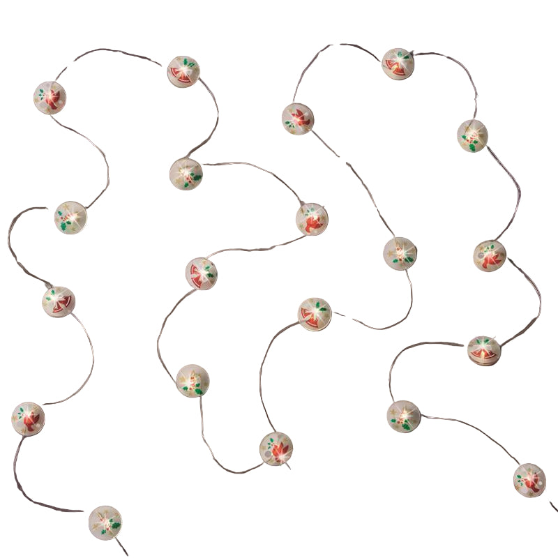 Celebrations LED Battery-Operated Charm Christmas Lights - 6.2' (20 Lights)