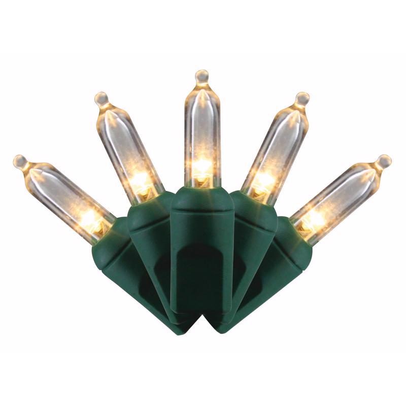 Celebrations Platinum LED T5 Mini Christmas Lights - 24.5' (50 Lights)