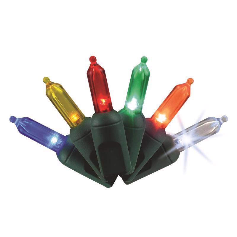 Celebrations Platinum LED T5 Mini Christmas Lights - 24.5' (50 Lights)