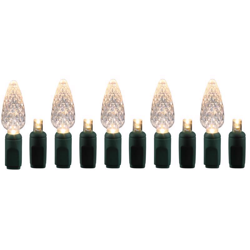 Celebrations Platinum LED C6 Duet Christmas Lights - 24.5' (50 Lights)