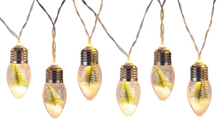 Celebrations LED Festive-Shaped Christmas Lights - 5.4' (10 Lights)