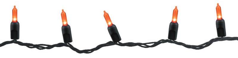 Halloween-Themed LED String Lights - 24.75' / 100 Lights