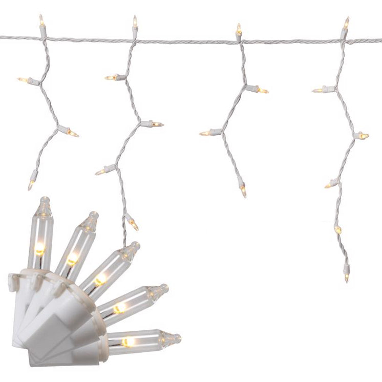 Celebrations Classic LED Icicle Christmas Lights - 6.3' (100 Lights)