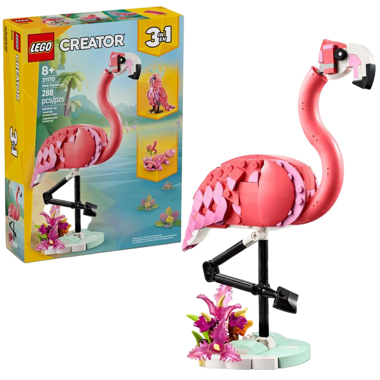 LEGO Creator 3-in-1 Flamingo / Axolotl - 288 pc.