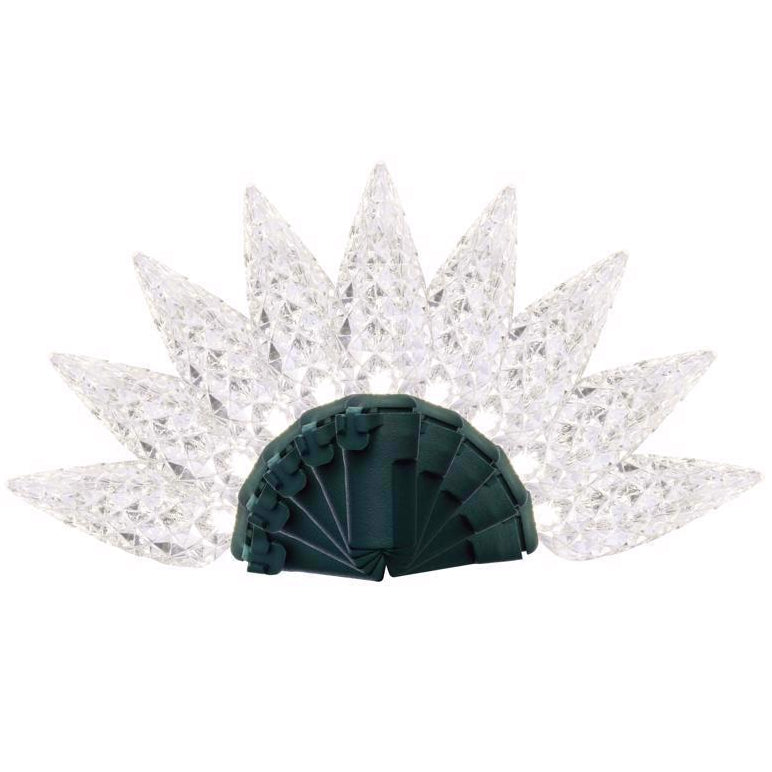 Celebrations Classic LED Faceted C6 Christmas Lights - 74.5' (300 Lights)