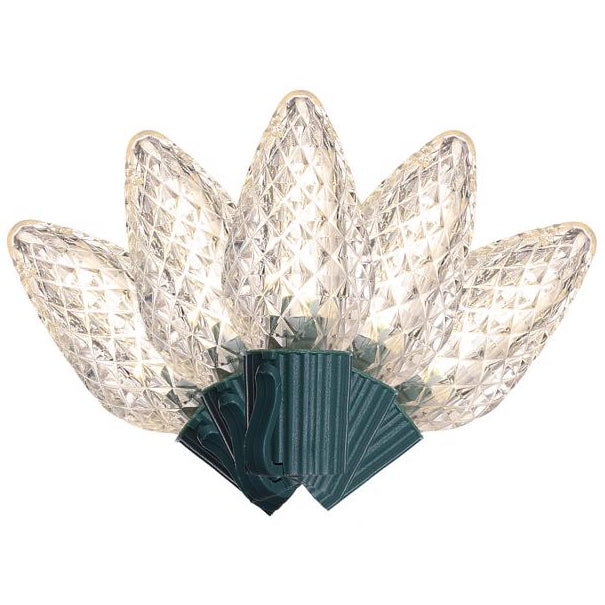 Celebrations Classic LED Faceted C9 Christmas Lights - 16' (25 Lights)