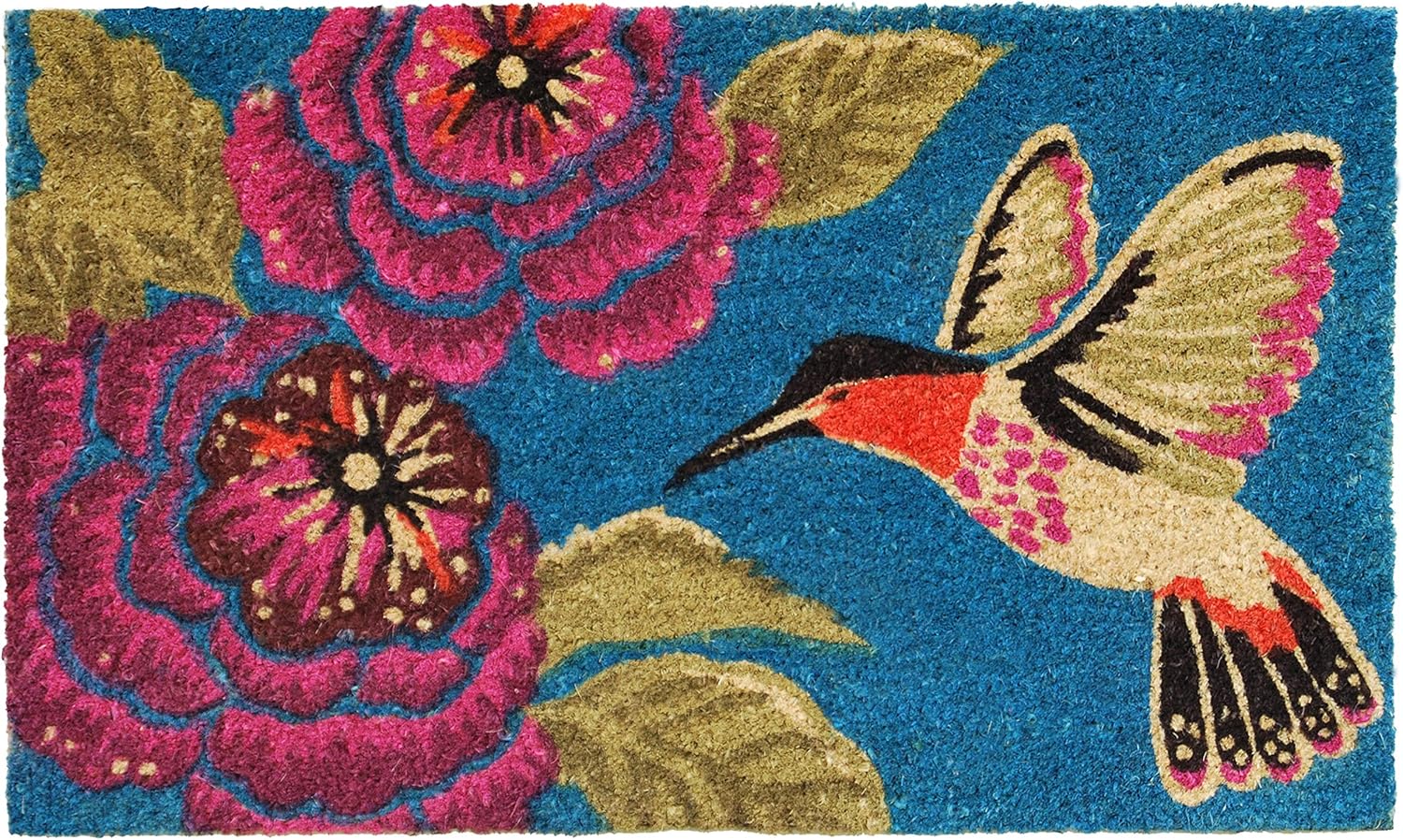 Spring Hummingbird Coir Mat - 17" x 29"