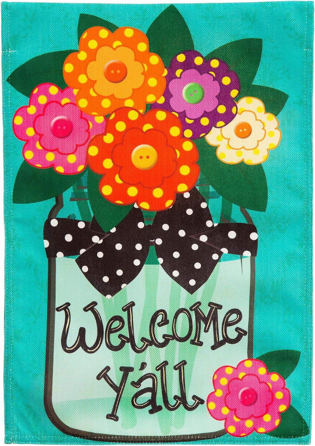 Evergreen "Welcome" Themed Garden Flags - 12.5" x 18"