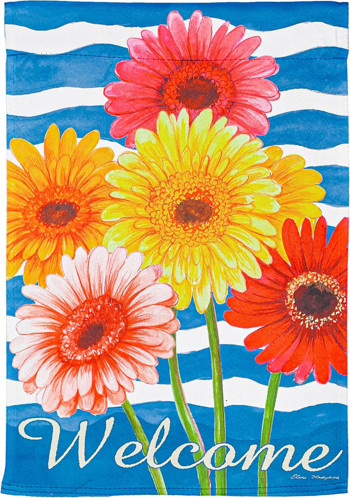 Evergreen "Welcome" Themed Garden Flags - 12.5" x 18"