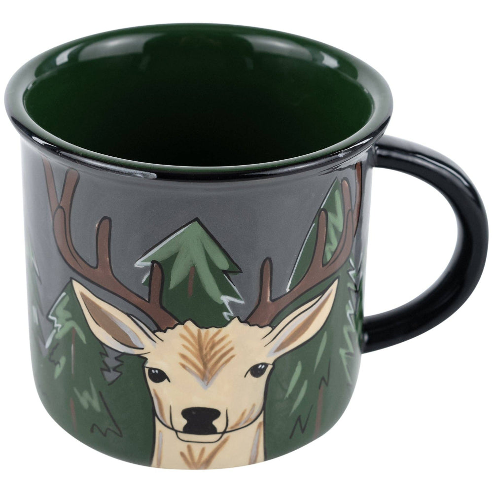 Glory Haus Ceramic "Trophy Dad" Deer Mug - 16 oz.