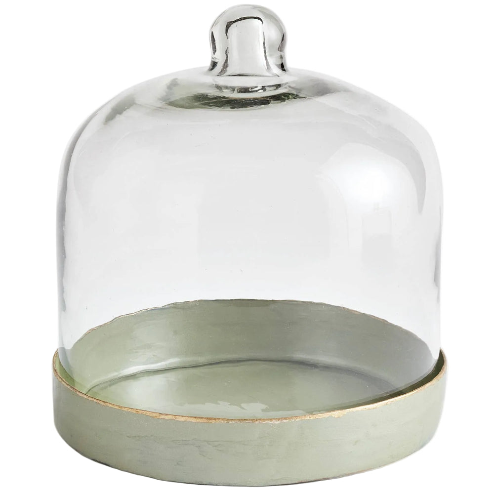 Napa Kammie Enameled Iron Cloche w/ Glass Lid - 7" & 9"