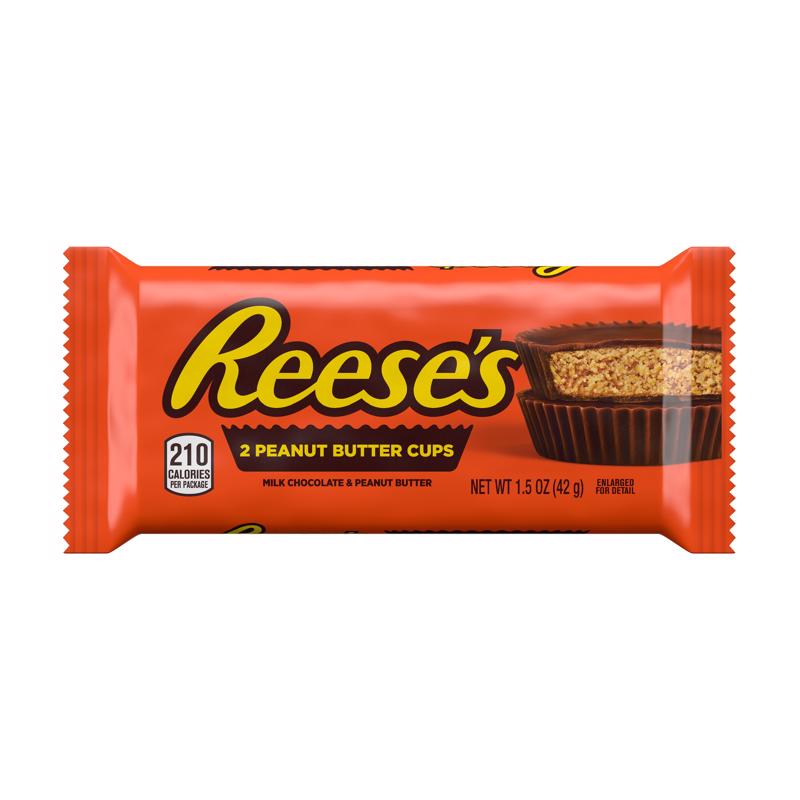 Reese's Peanut Butter Cups - 1.5 oz. & 2.8 oz.