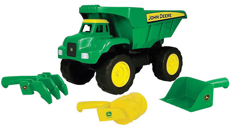 TOMY John Deere "Big Scoop" Sandox Dump Truck Set - 4 pc.