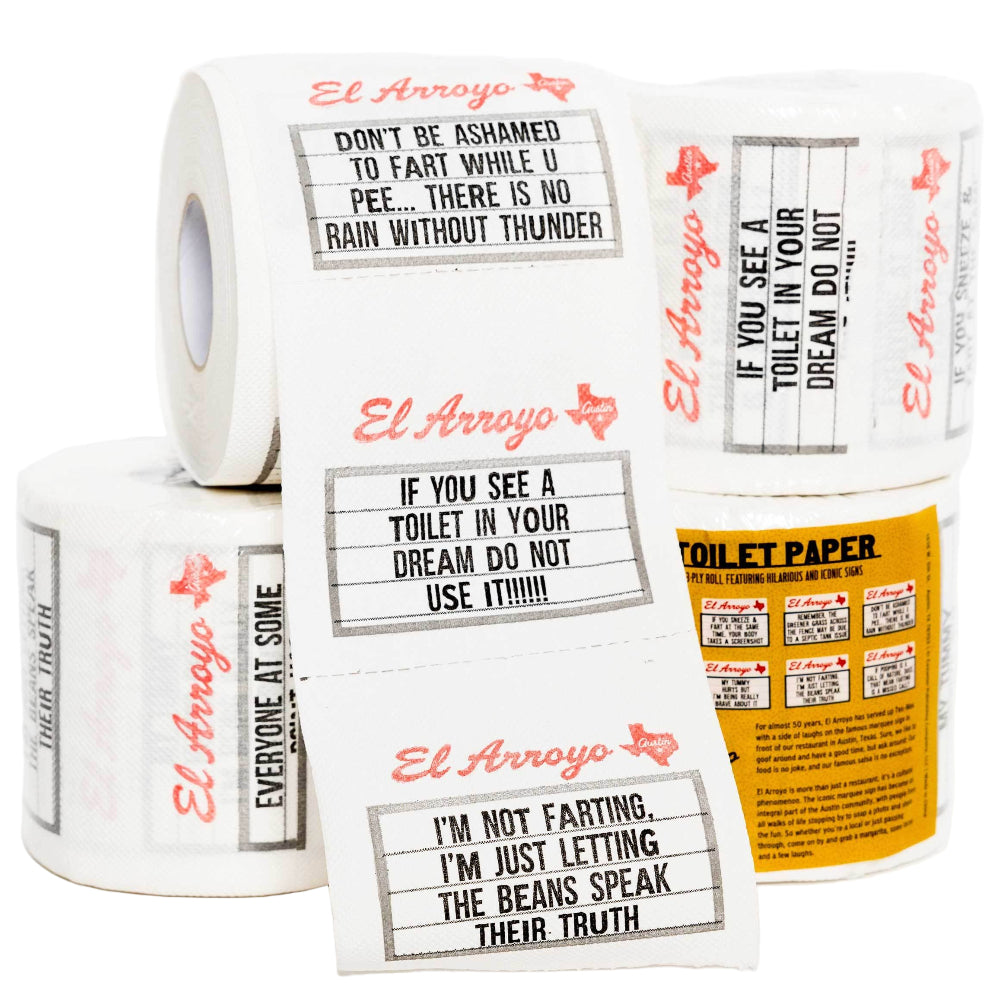 El Arroyo "Poop Jokes" Novelty Toilet Paper Roll