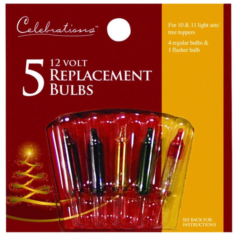 Celebrations Replacement 10 & 11 Light Bulbs (12V) - 5 pc.