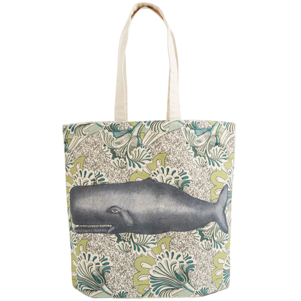 Thomas Paul Cotton Canvas Moby Whale Market Tote - 15" x 17"