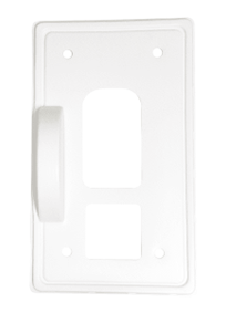 Flat-Plate Hoist Back Cover - White