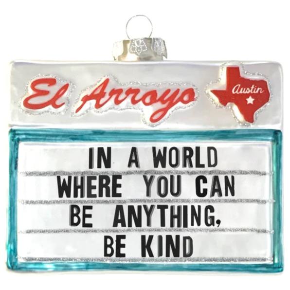 El Arroyo Restaurant Roadside Sign Ornaments