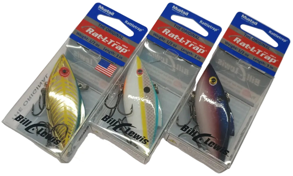 bill lewis fishing lures Bill Lewis Rat-L-Trap 1/2 oz. Rattle Trap Crankbait