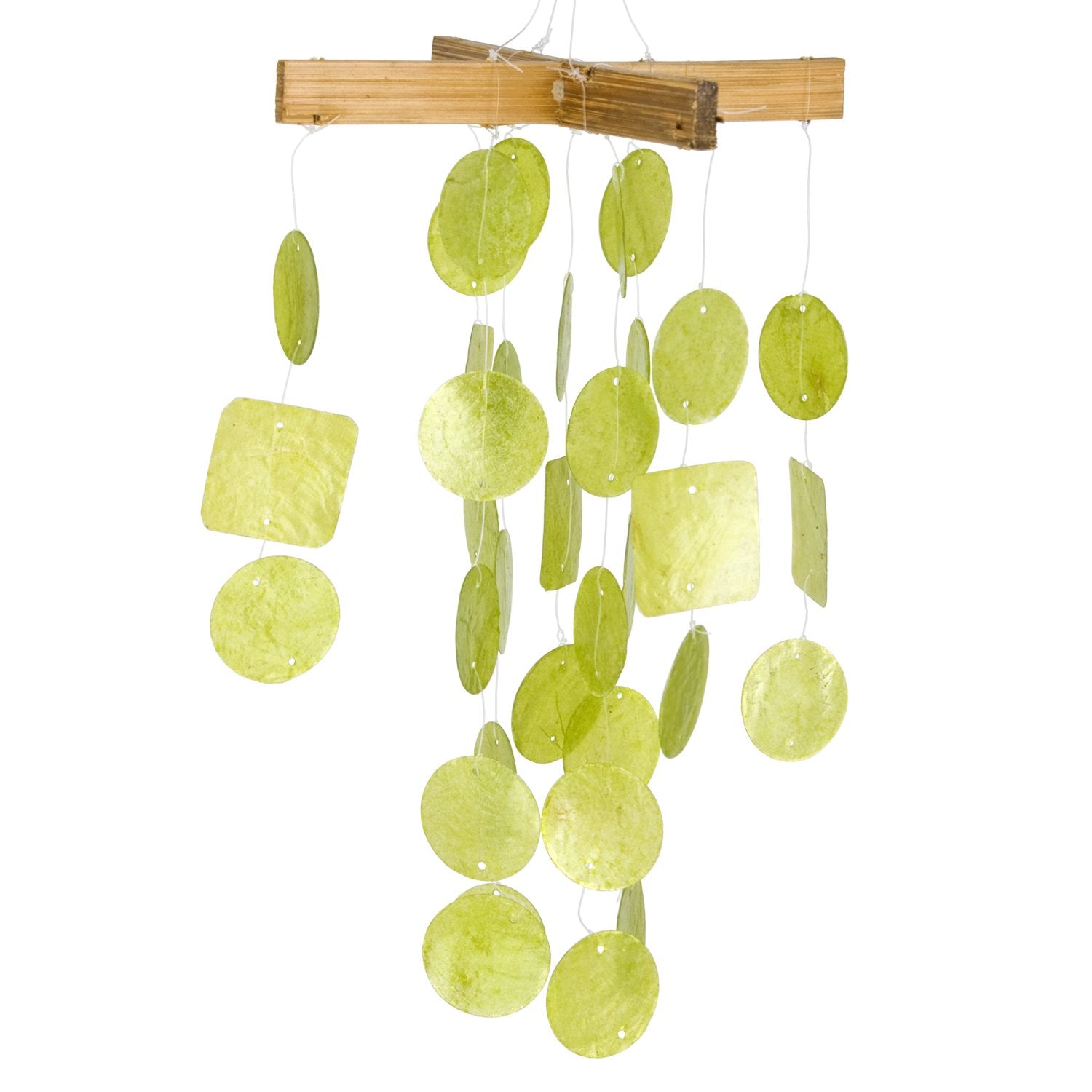 Woodstock Mini Capiz Windchimes - 12"