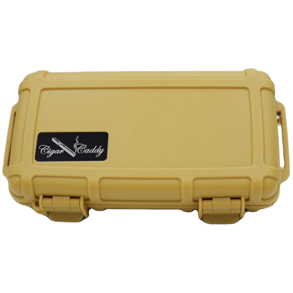 Cigar Caddy Airtight 5-Cigar Travel Humidor Case