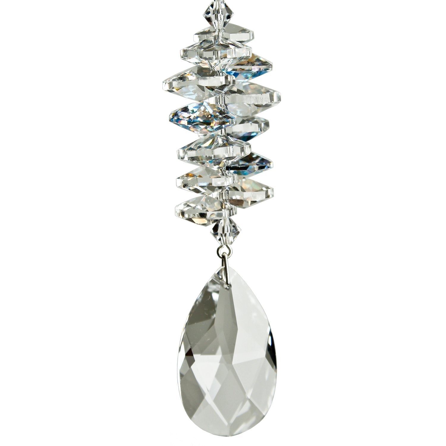 Crystal Ice Cascade Suncatcher - 4"