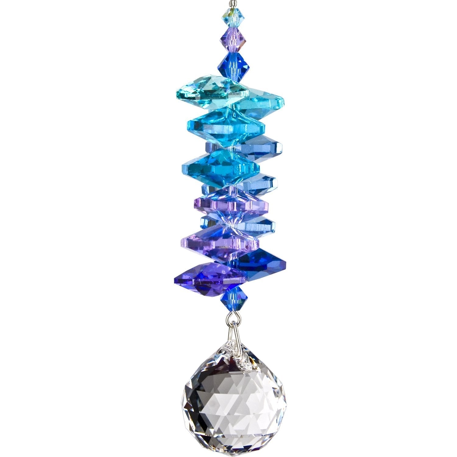 Crystal Moonlight Cascade Suncatcher - 4"