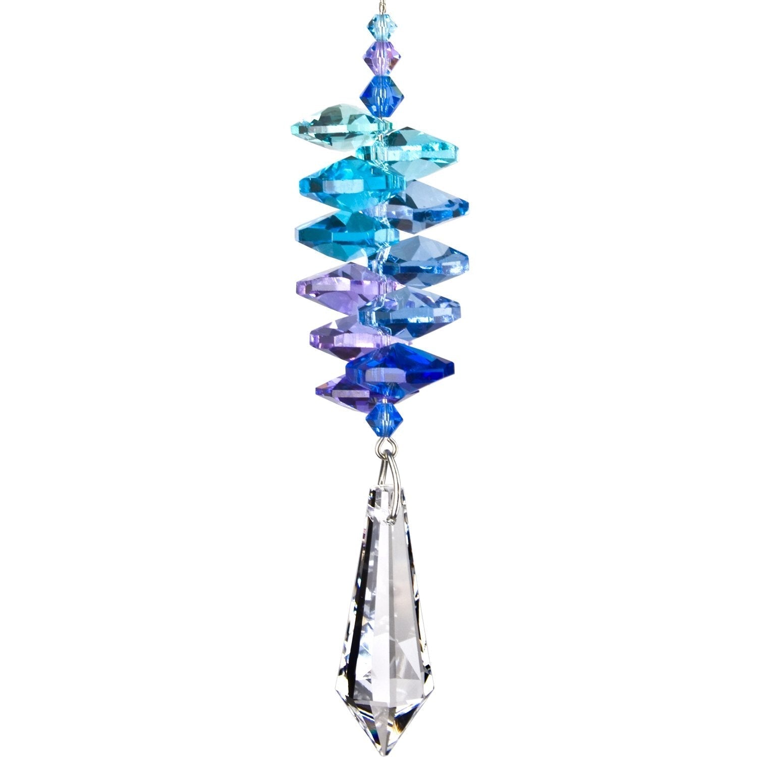 Crystal Moonlight Cascade Suncatcher - 4"