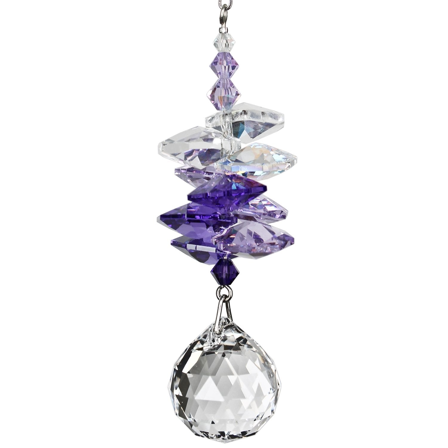Crystal Sunrise Cascade Suncatcher - 4"