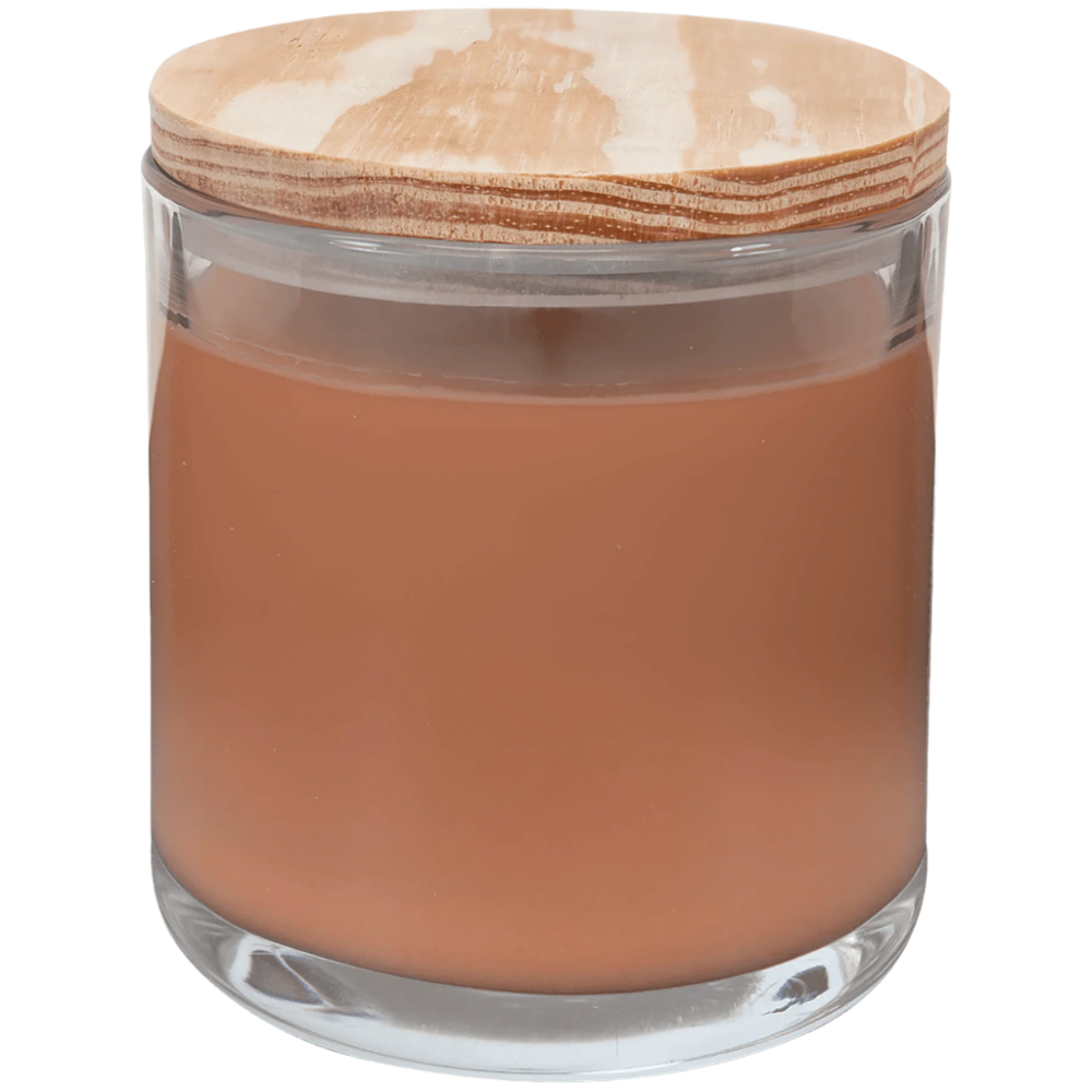 JDS Scented Candles w/ Glass Holder & Wood Lid - 14 oz. (Blank)