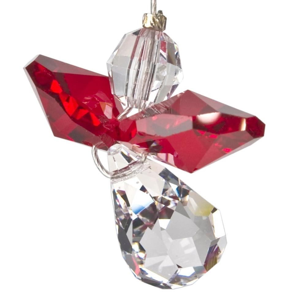 Crystal Birthstone Guardian Angel Suncatchers - 1"