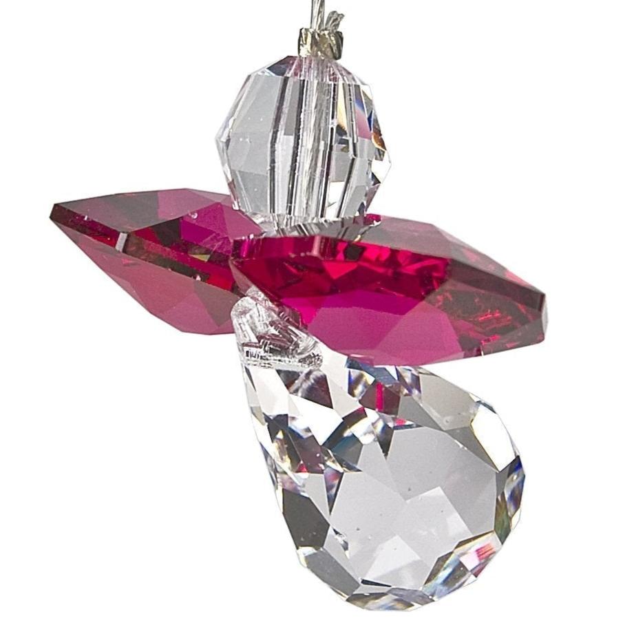 Crystal Birthstone Guardian Angel Suncatchers - 1"