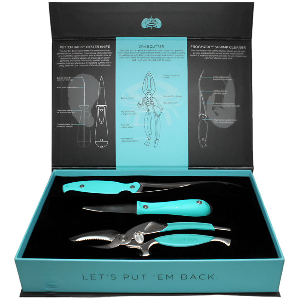 Toadfish Oyster, Crab, & Shrimp Prep Set - 3 pc.