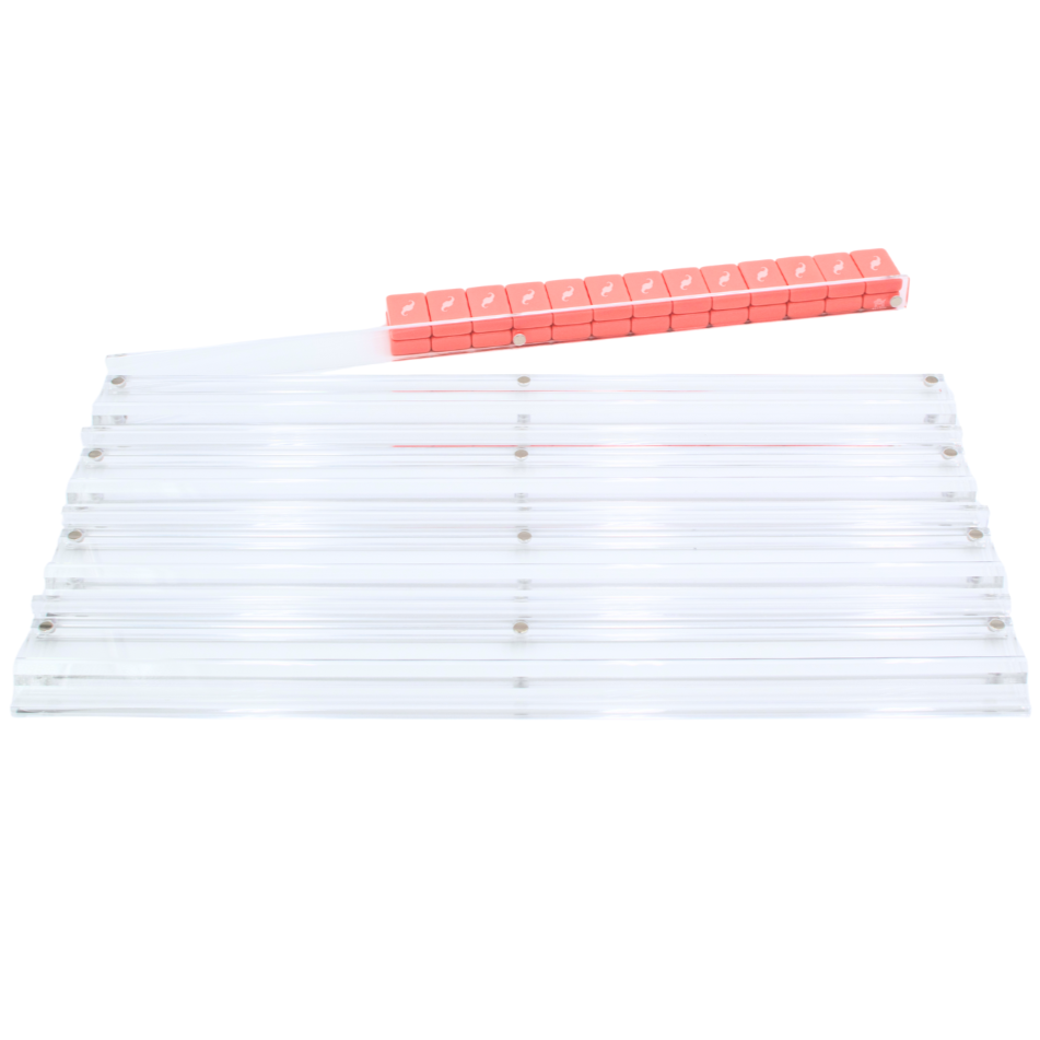 My Fair Mahjong Premium Acrylic Tile Racks - 4 pc.