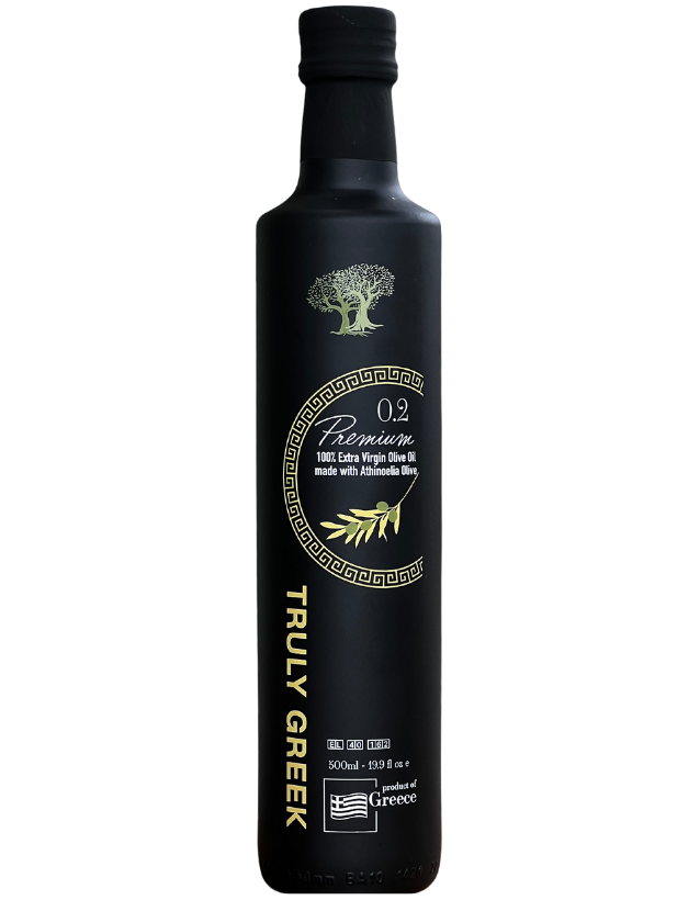 Truly Greek Premium 0.2 Extra Virgin Athinolia Olive Oil - 500mL