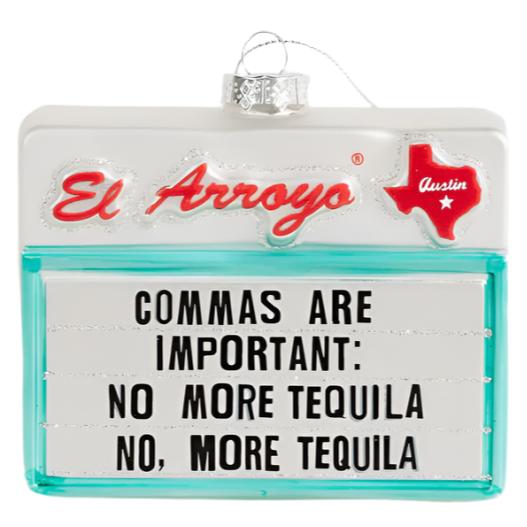 El Arroyo Restaurant Roadside Sign Ornaments
