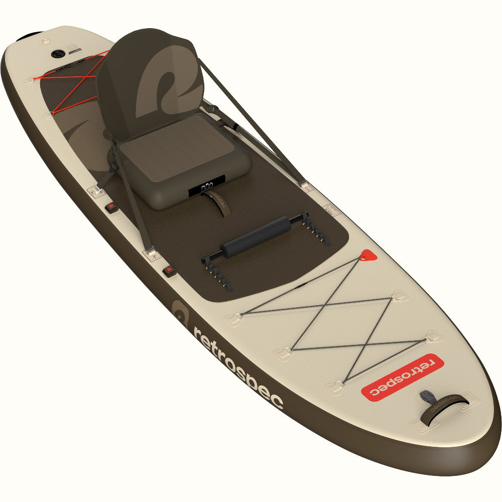 Retrospec Weekender PLUS 2 Inflatable Paddle Board Kit - 10.5'