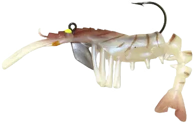 Egret Vudu Baby Shrimp 2" Pre-Rigged Soft Lures - 2 pc.