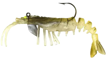 Egret Vudu Baby Shrimp 2" Pre-Rigged Soft Lures - 2 pc.