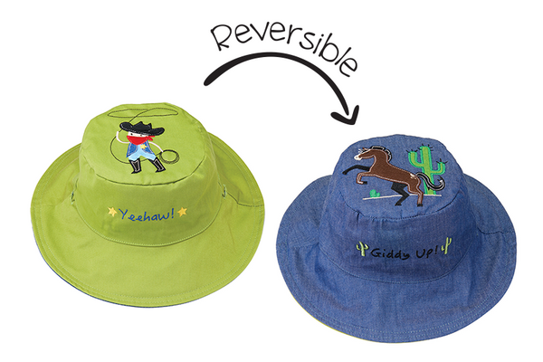 Flap Jacks Reversible Toddler & Youth Sun Hats