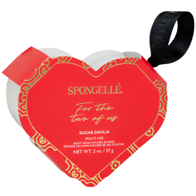 Spongelle Heart-Shaped Bath Sponge - 2 oz. & 3.5 oz.