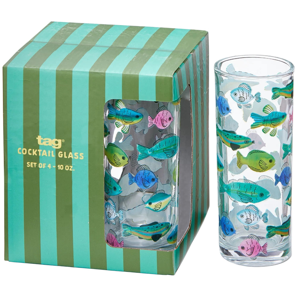TAG "Make a Splash" Cocktail Glasses - 4 pc.