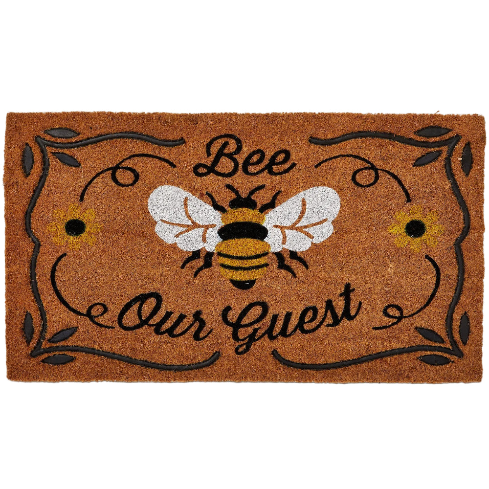 TAG "Bee Our Guest" Coir Mat - 17" x 30"
