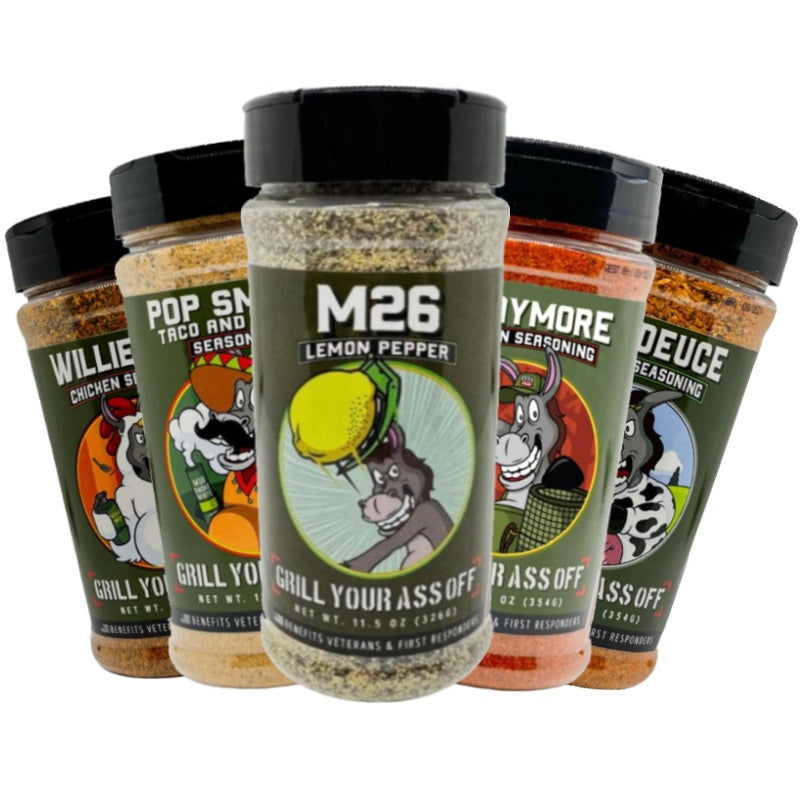 Grill Your Ass Off! BBQ Seasonings & Rubs