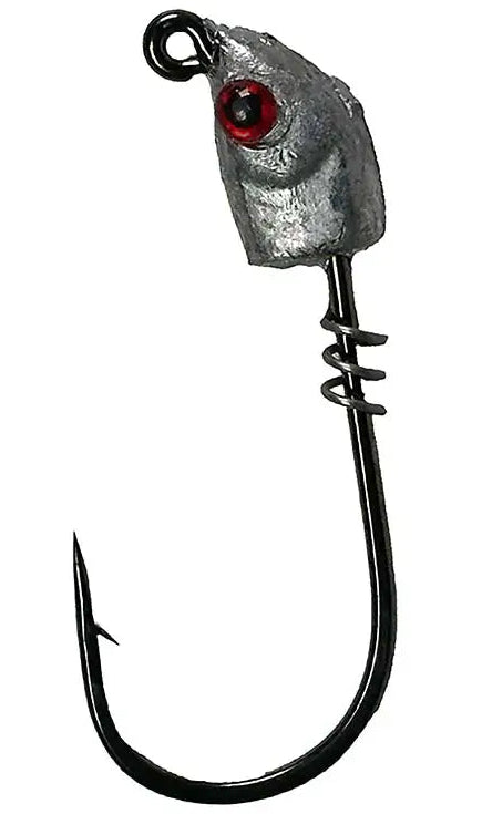Hogie's Spring Head Gamakatsu Black Nickel Jigheads (4/0) - 3 pc.