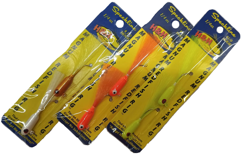 H&H Speckline Magnum 1/4 oz. Redfish Rig - 2 pc.